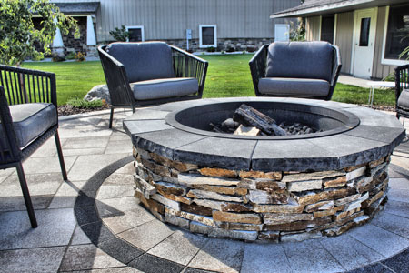 patio fireplace