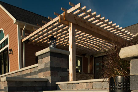 pergola on patio