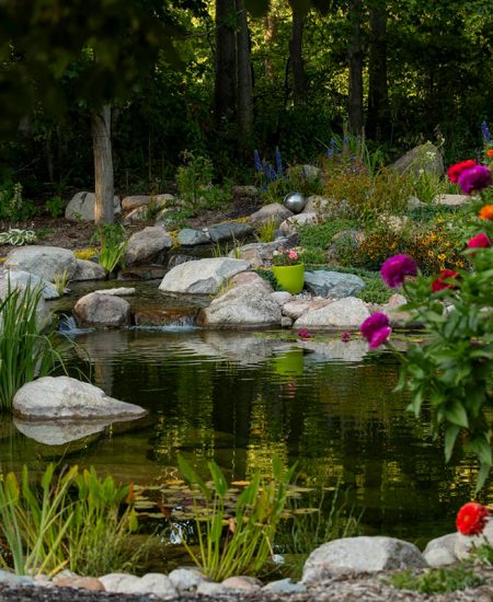 custom designed water feature